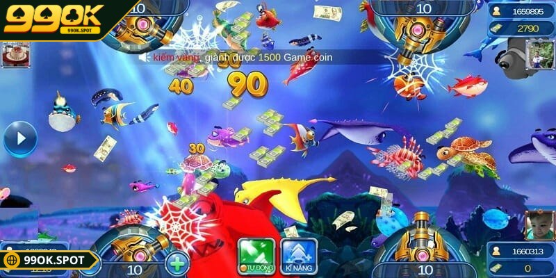 Bắn cá tam quốc game đang làm mưa làm gió tại 99OK 4 Nên hợp tác với bạn bè để săn boss lớn