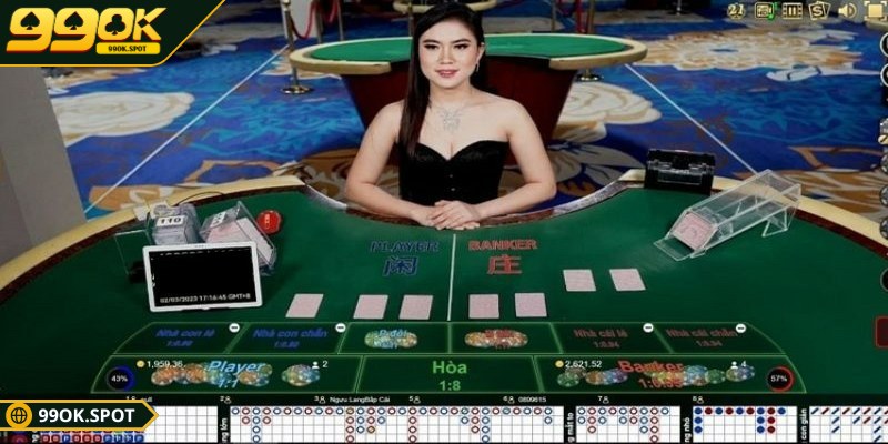 Live casino 99OK - Trải nghiệm chơi sòng bài hoàn toàn mới 3 Giao diện live casino 99OK bắt mắt, ấn tượng